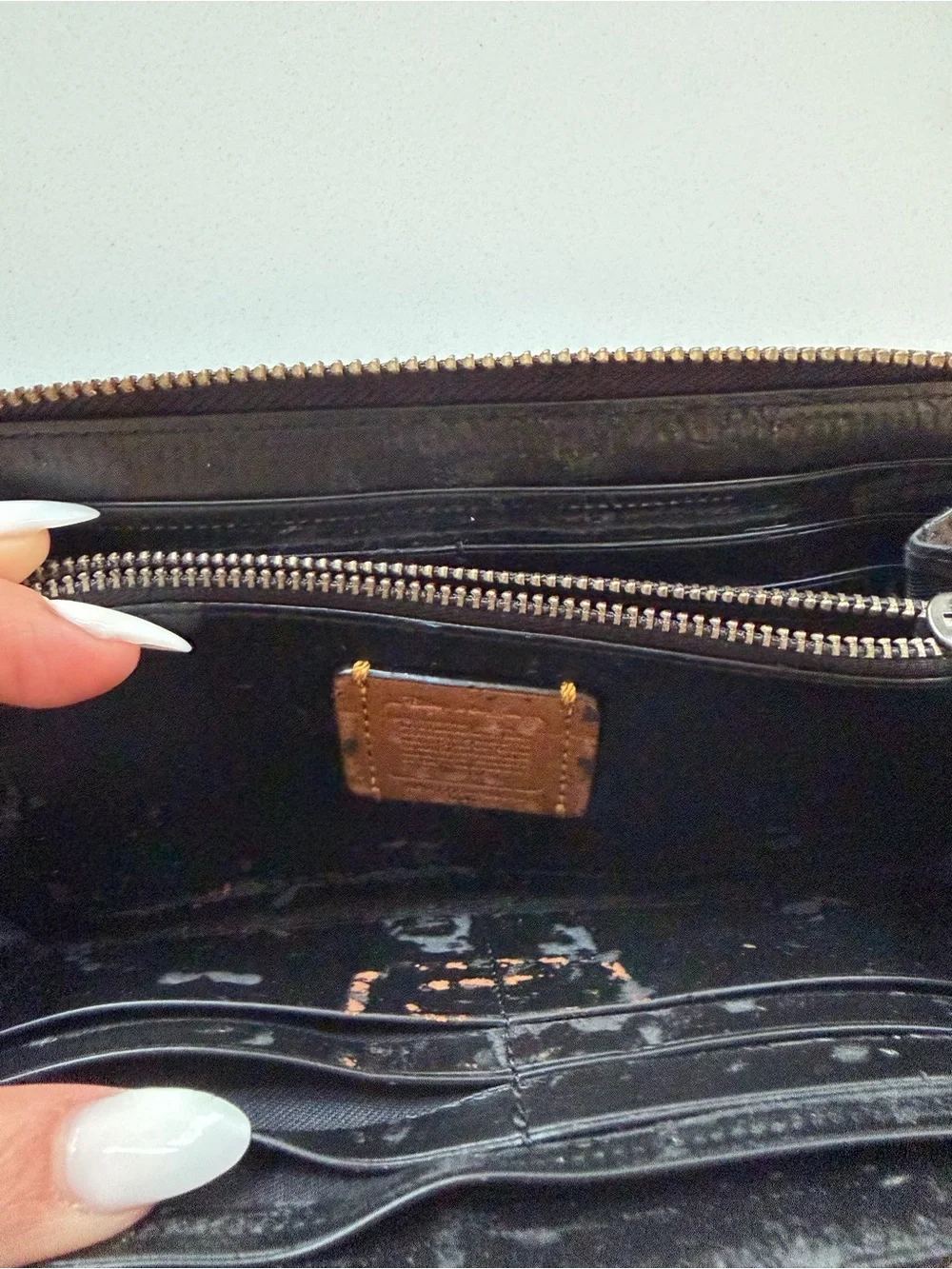 Coach X Disney Large Leather Zip Around Wallet Mickey Limited Edition